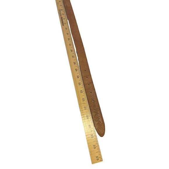 Northern Reflections Brown Genuine Italian Leather Belt Size M - Picture 8 of 11